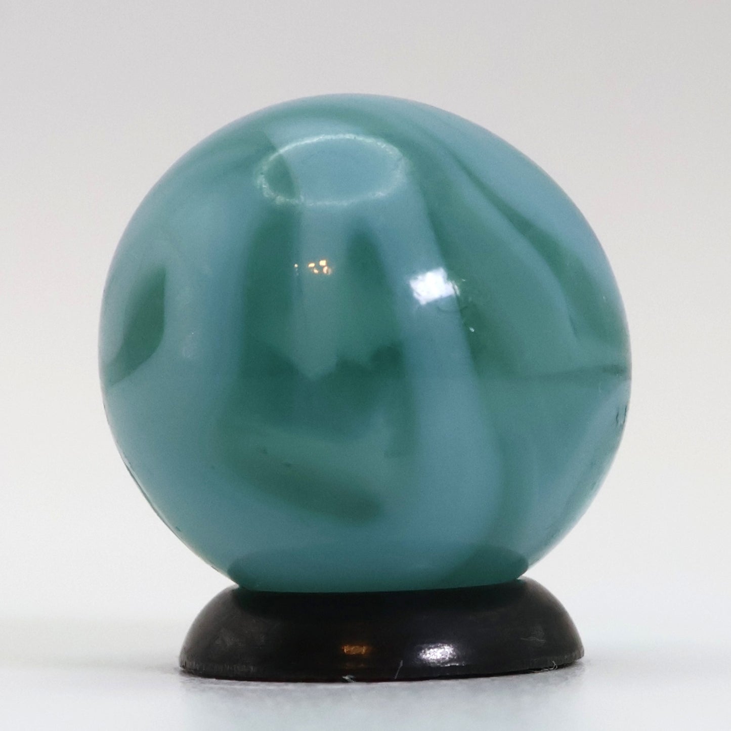 11/16" Swirl Marble Translucent Base Blue ribbons NM+