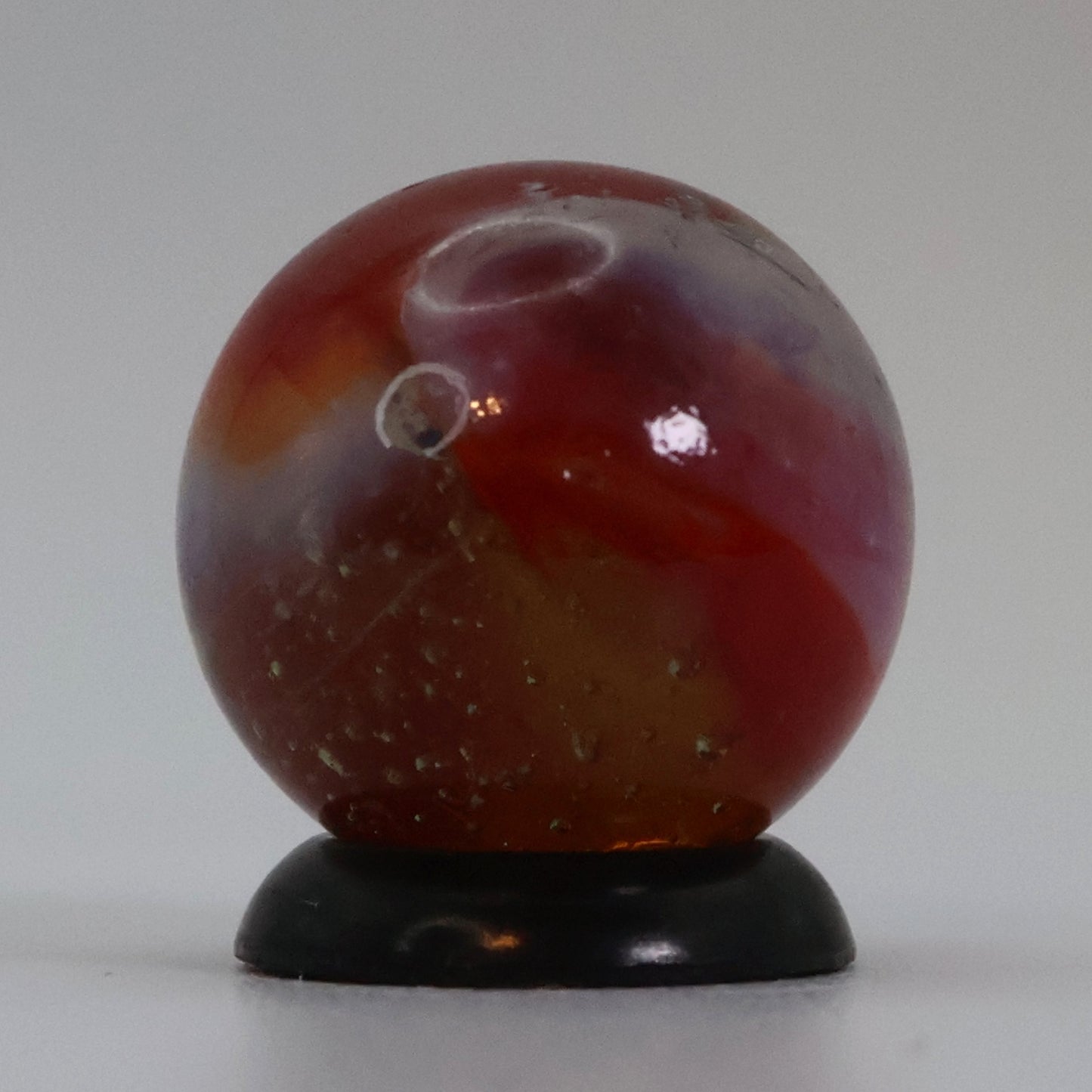 5/8" Peltier Rainbo Sunset Marble  seedy/muddy NM+
