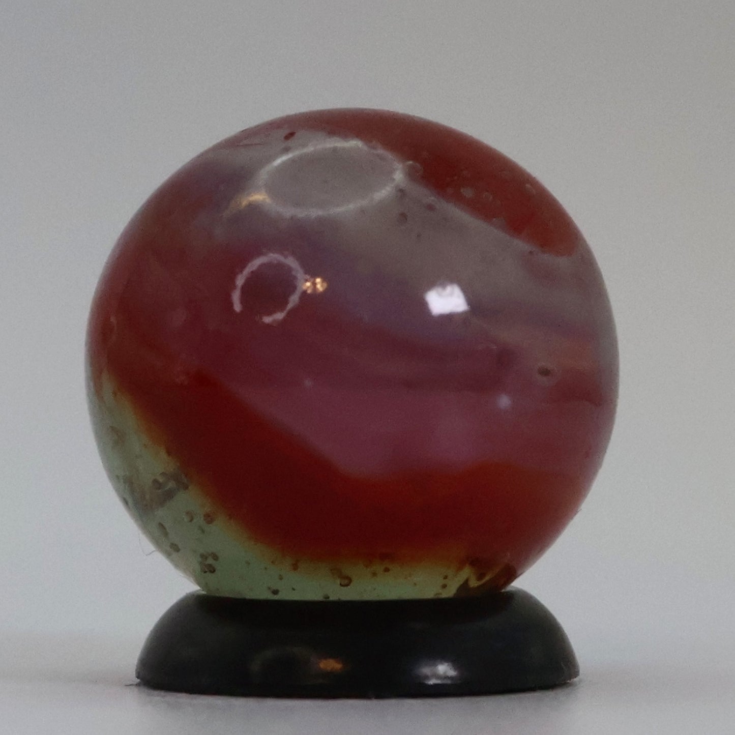 5/8" Peltier Rainbo Sunset Marble  seedy/muddy NM+
