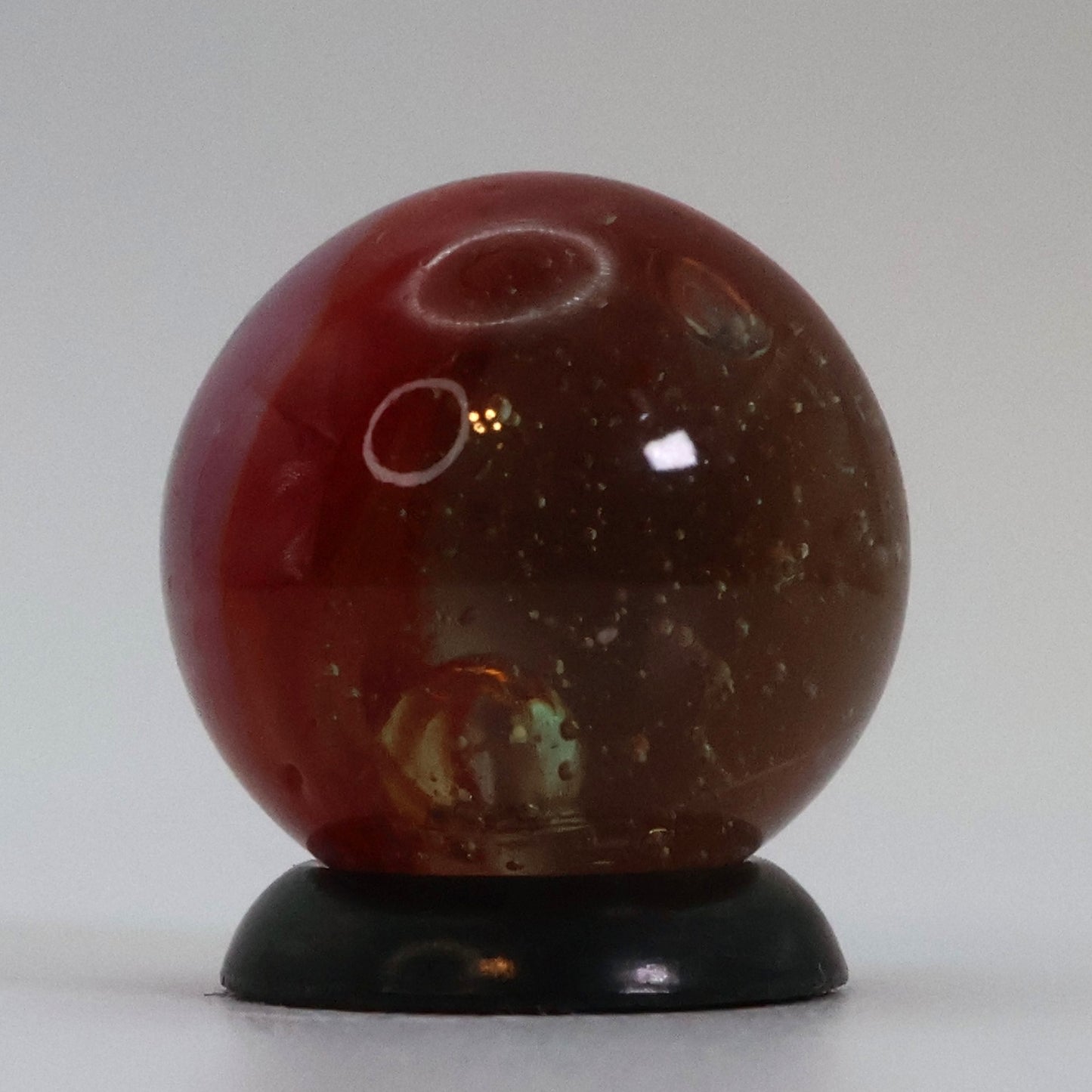 5/8" Peltier Rainbo Sunset Marble  seedy/muddy NM+