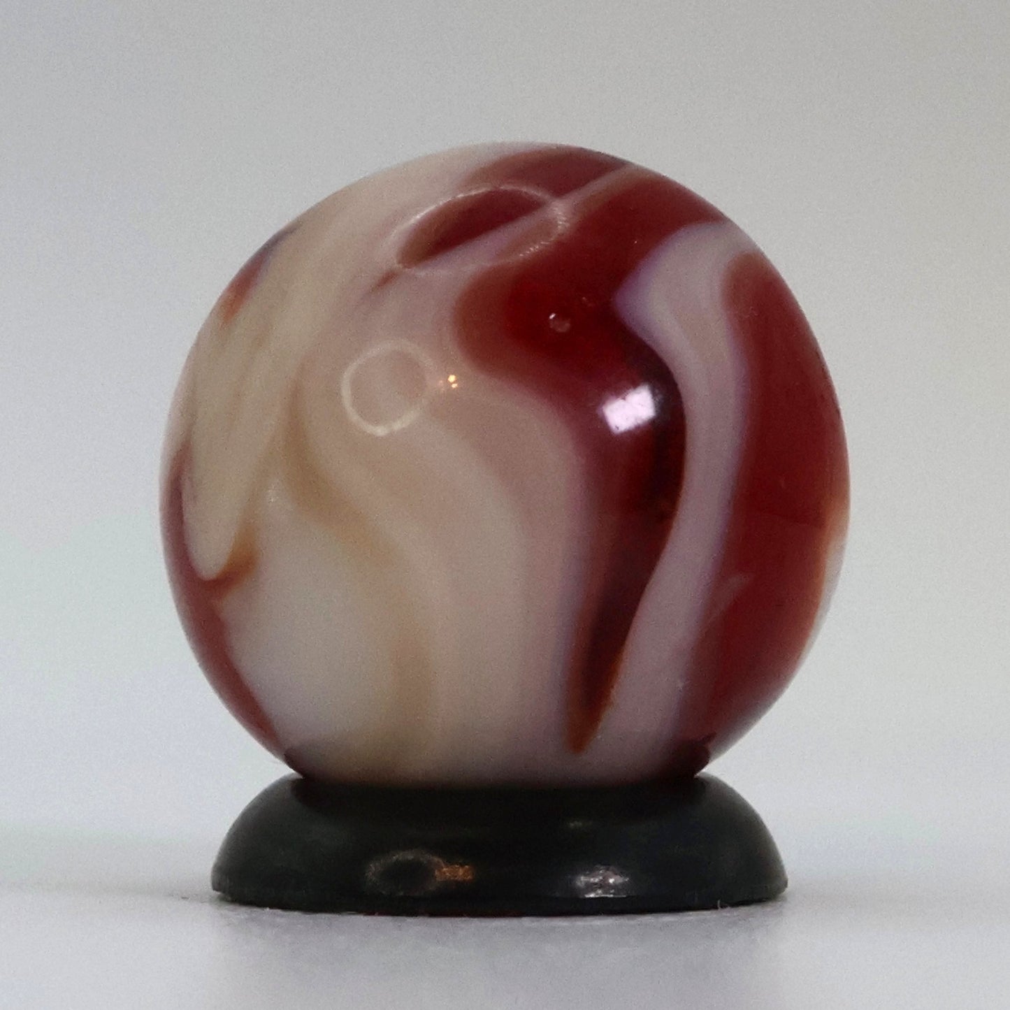 5/8" Swirl Marble "Strawberry Shortcake" vibe NM+
