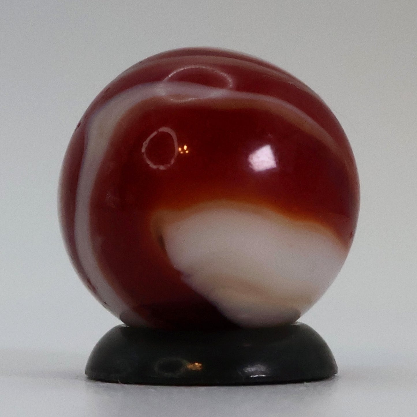 5/8" Swirl Marble "Strawberry Shortcake" vibe NM+