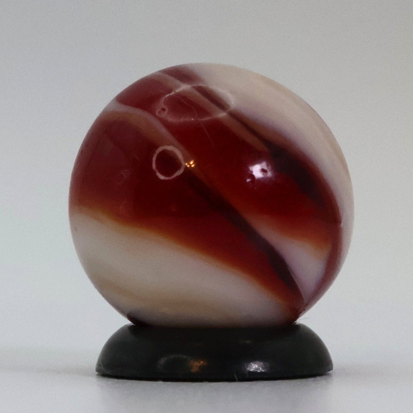 5/8" Swirl Marble "Strawberry Shortcake" vibe NM+