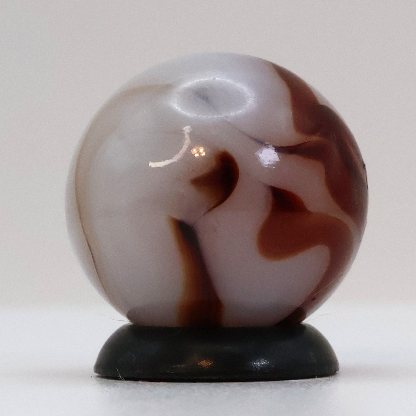 5/8" Swirl Marble Red (oxblood?) Ravenswood? M-