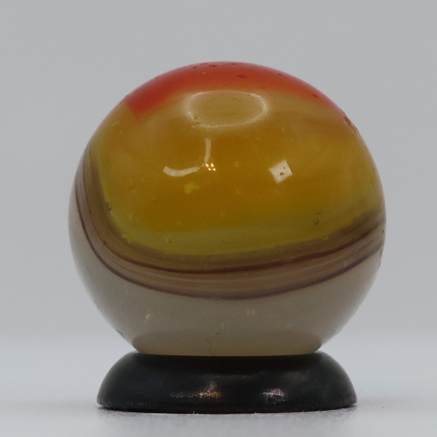 5/8" Vitro Agate Tri-Color Clear Based Marble NM+