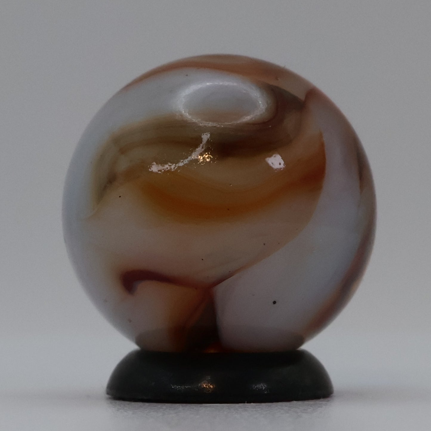 3/4" Jabo Swirl Marble Clear based NM+