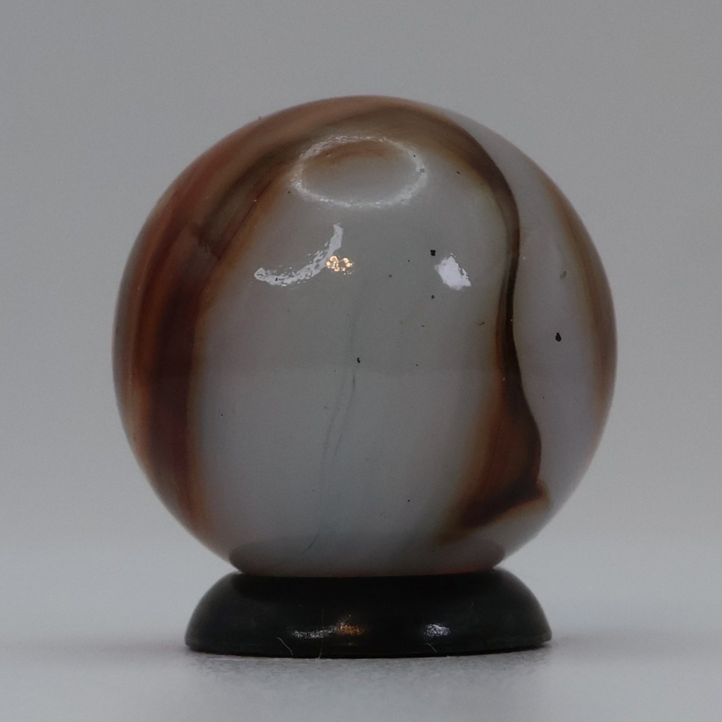 3/4" Jabo Swirl Marble Clear based NM+