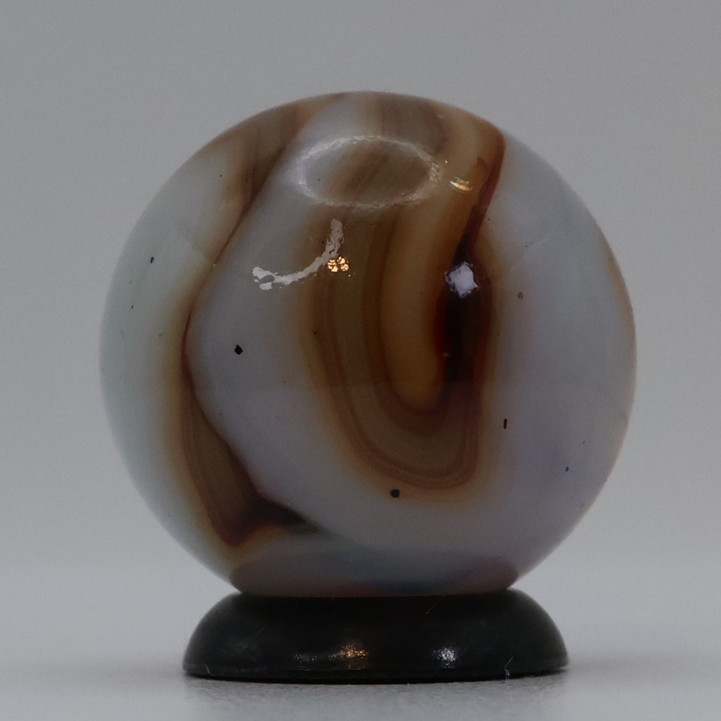 3/4" Jabo Swirl Marble Clear based NM+