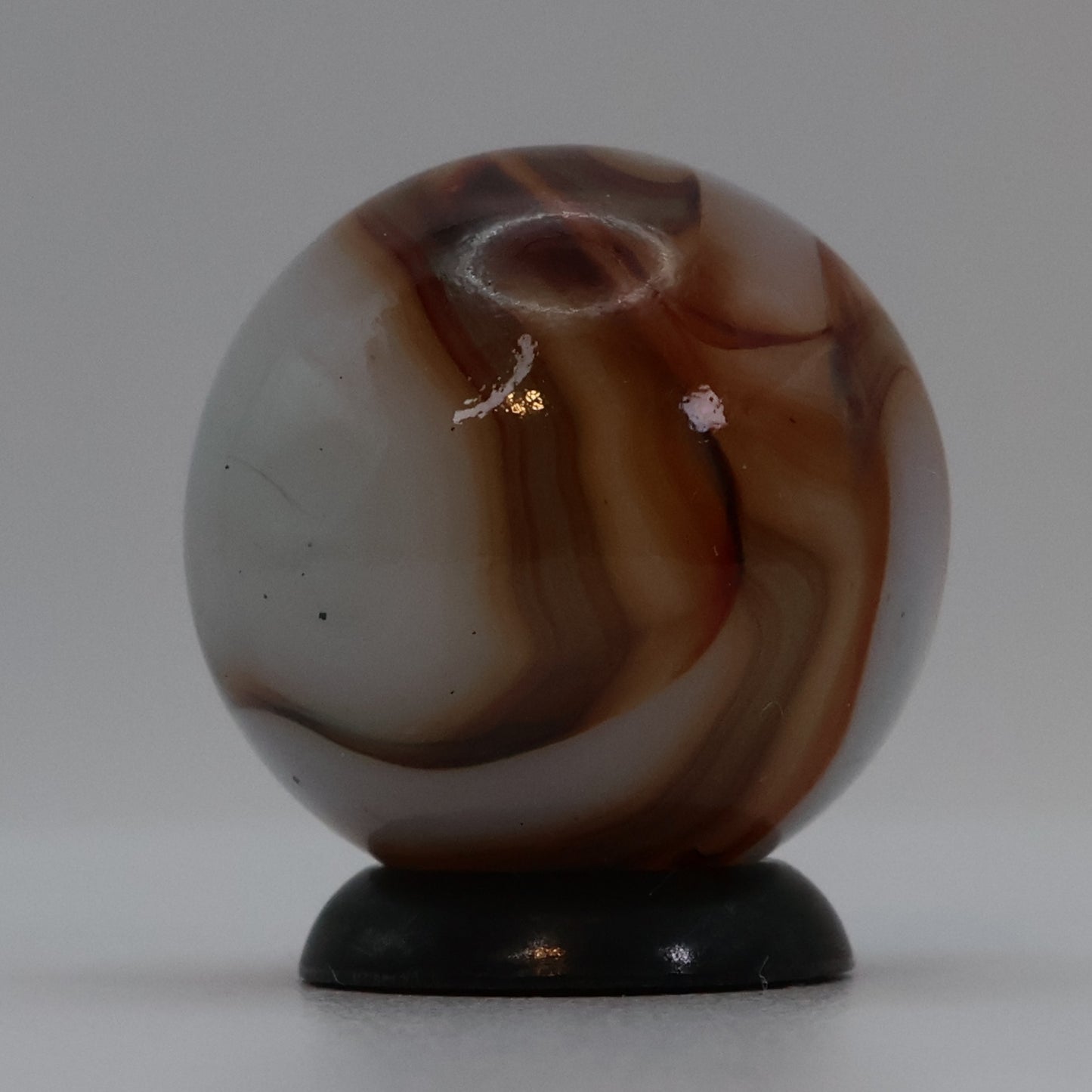3/4" Jabo Swirl Marble Clear based NM+