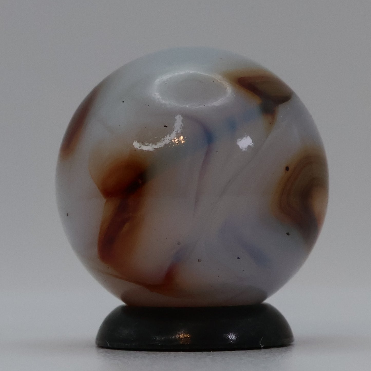 3/4" Jabo Swirl Marble Clear based NM+