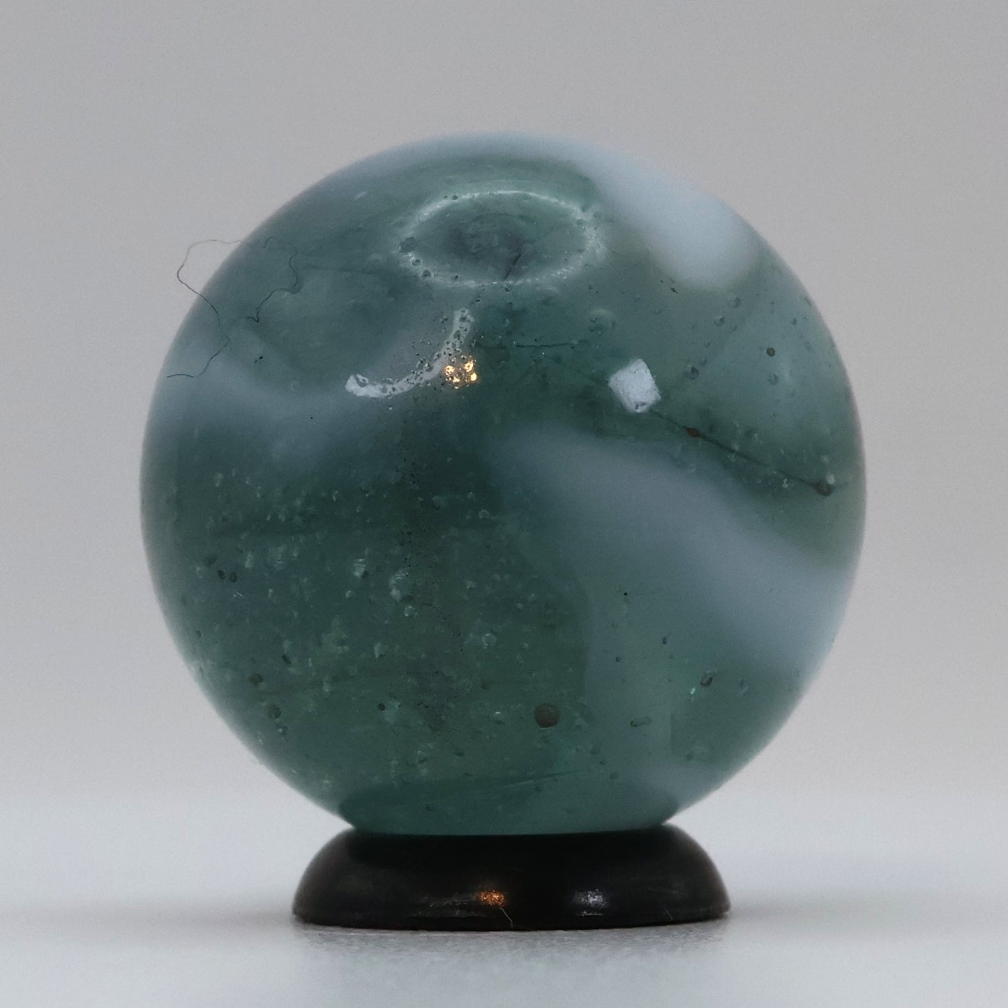 7/8" Peltier National Line Rainbo Polar Bear Marble NM+