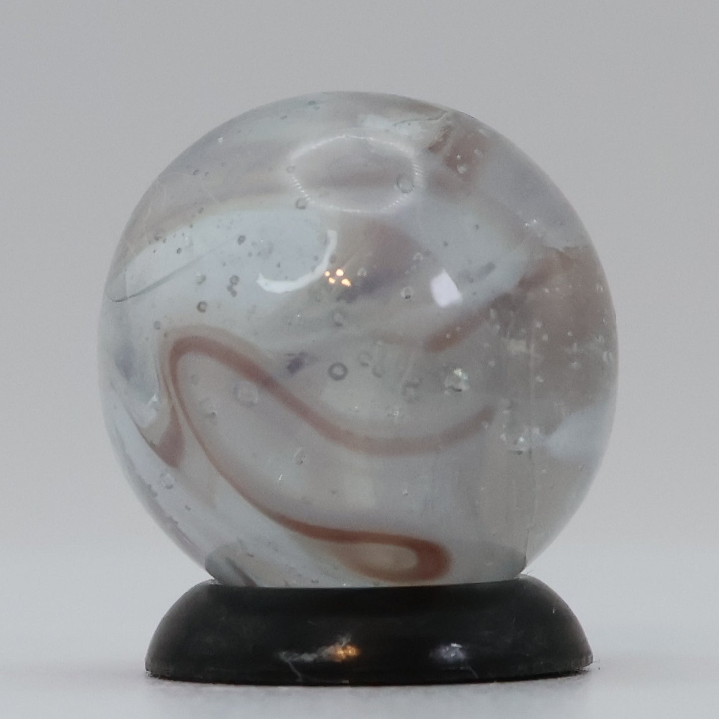 5/8" Wire pull? Purple & white Marble M