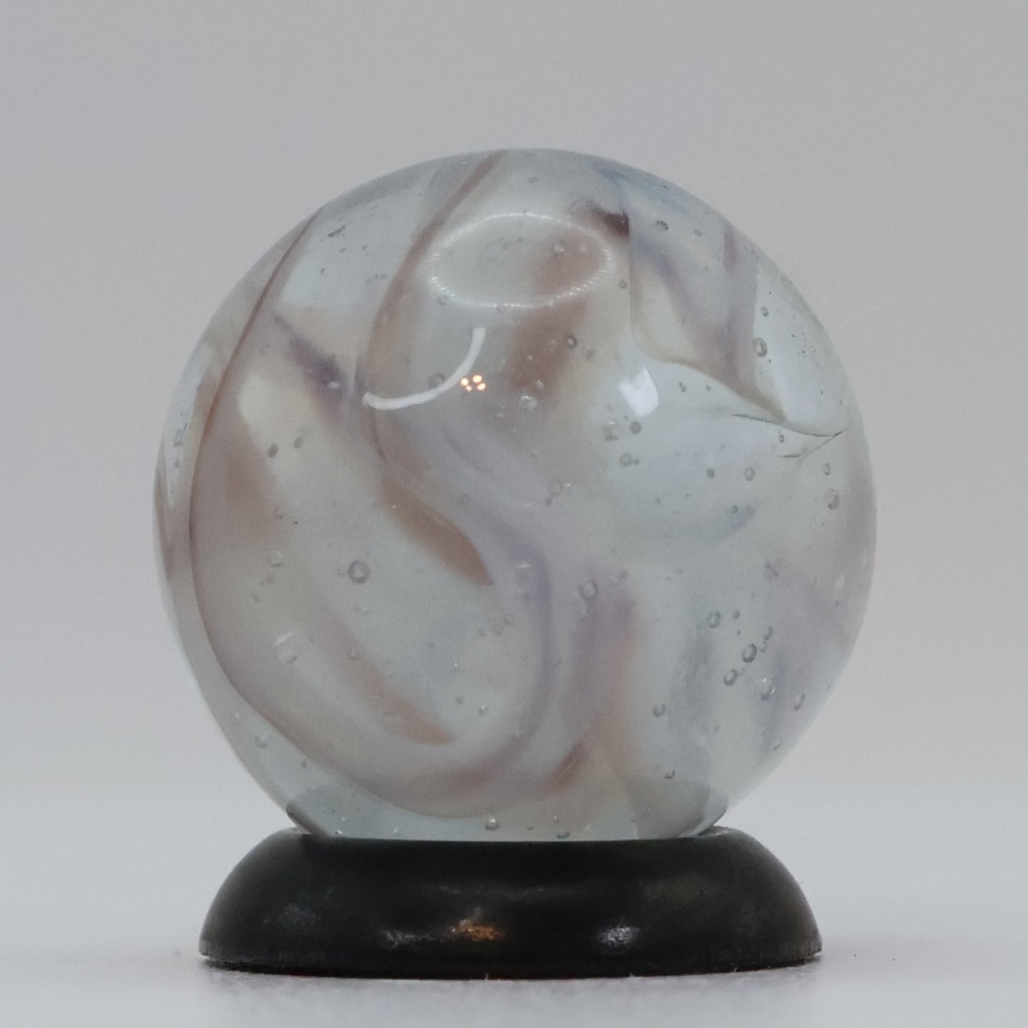 5/8" Wire pull? Purple & white Marble M