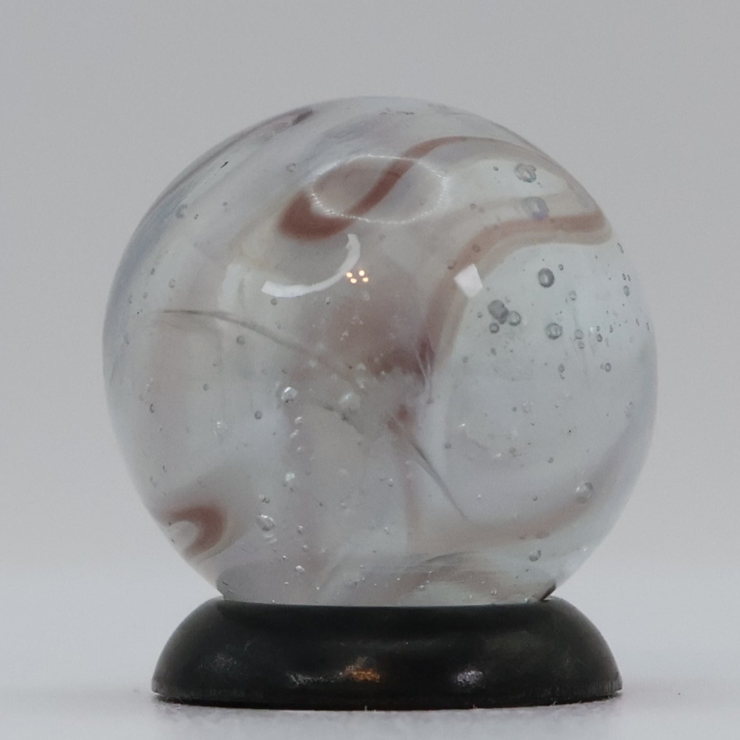 5/8" Wire pull? Purple & white Marble M