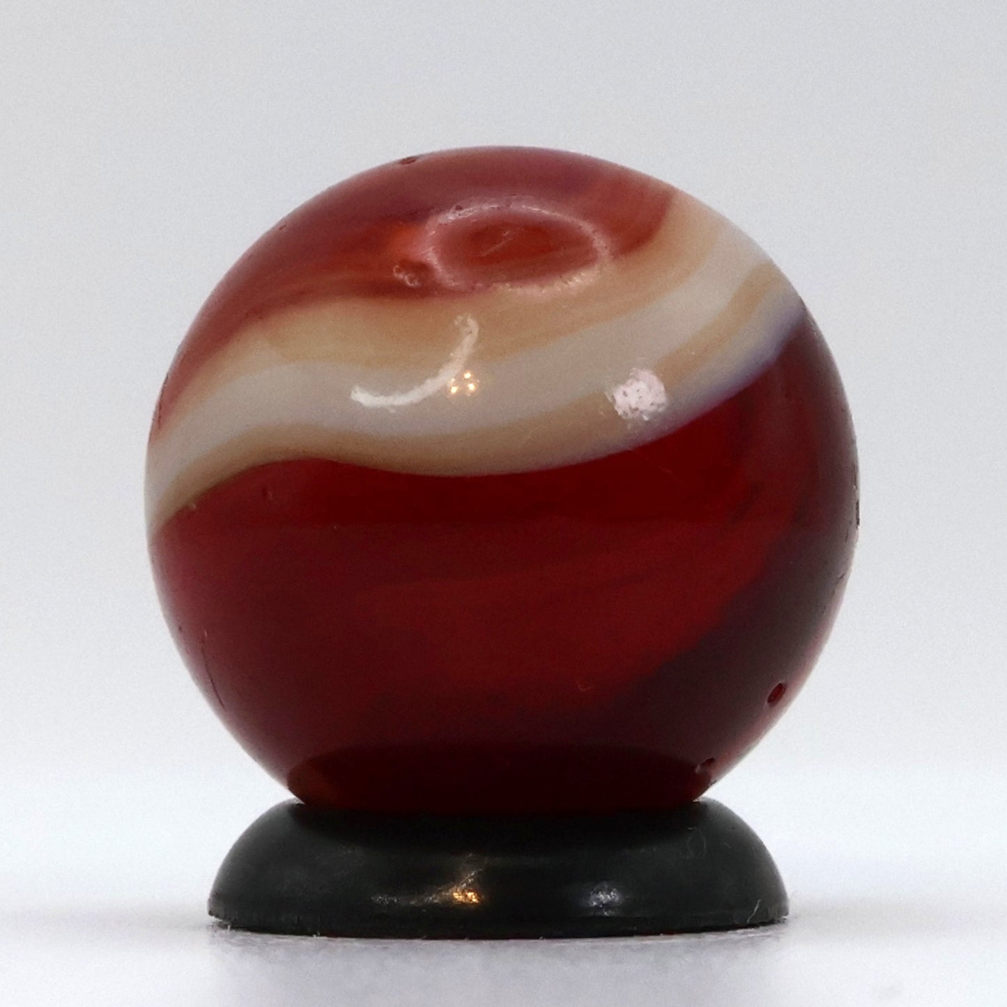 5/8" Akro Agate Special Corkscrew Ruby Red UV NM+