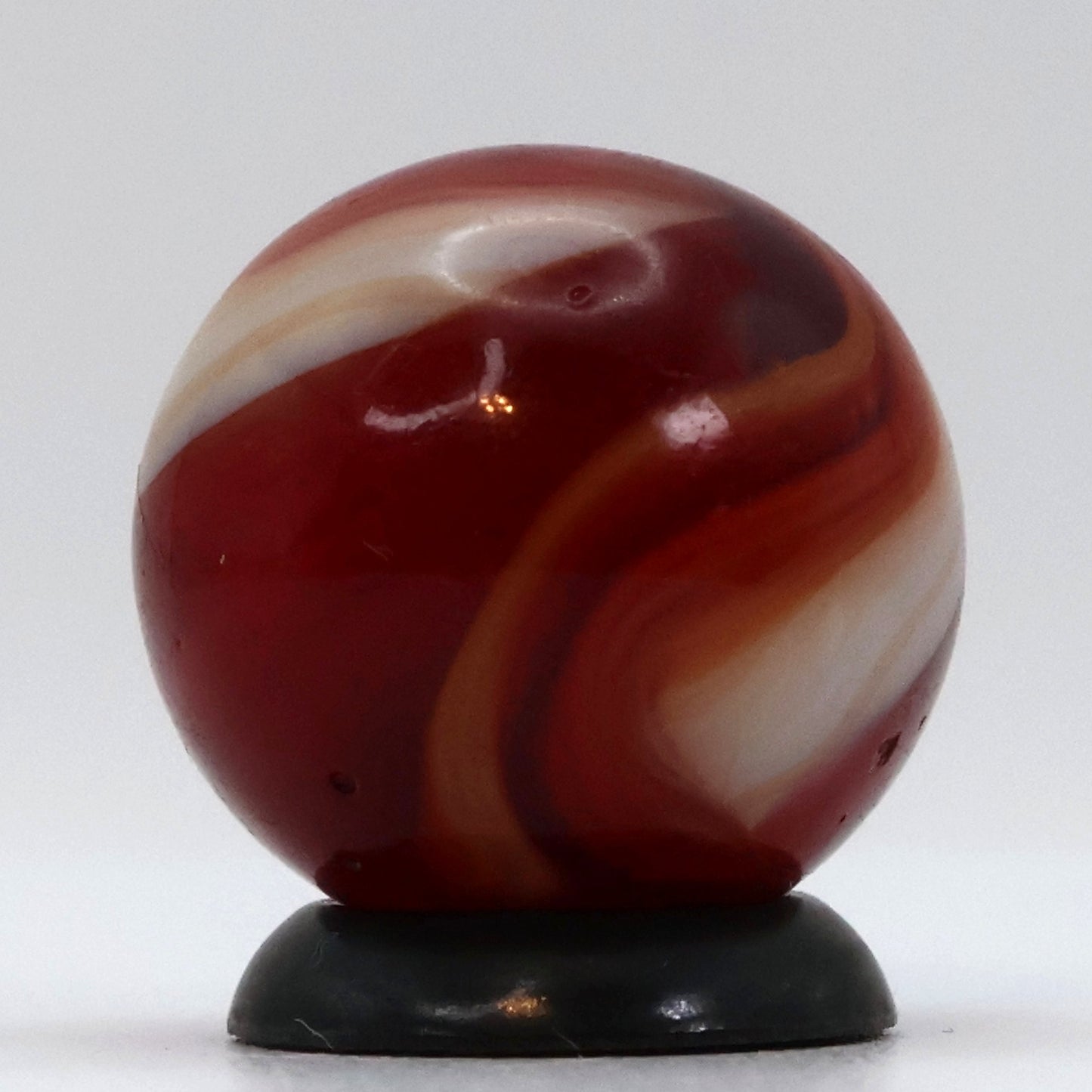 5/8" Akro Agate Special Corkscrew Ruby Red UV NM+