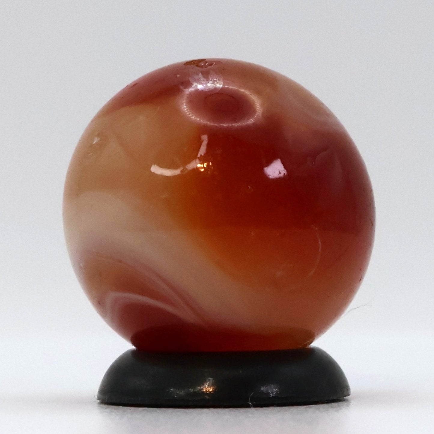 5/8" Akro Agate Carnelian Uranium NM