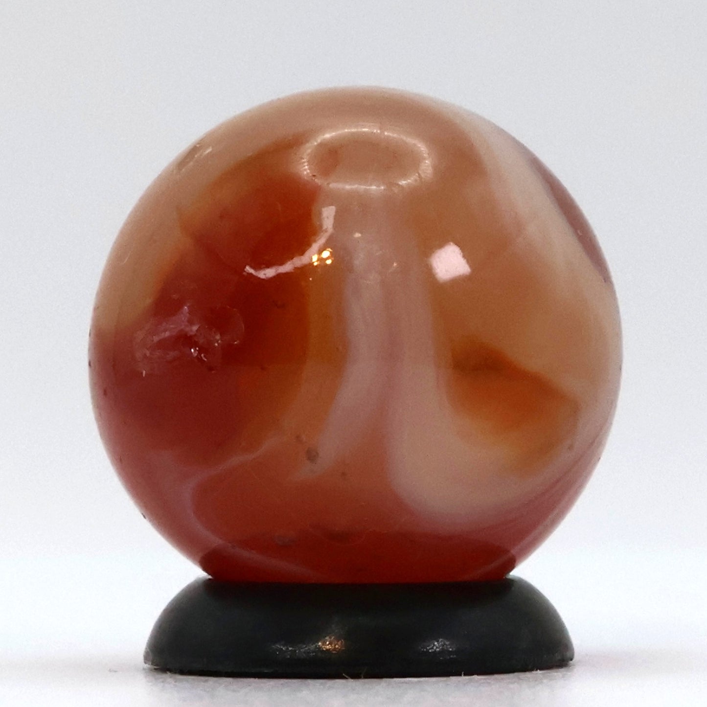 5/8" Akro Agate Carnelian Uranium NM