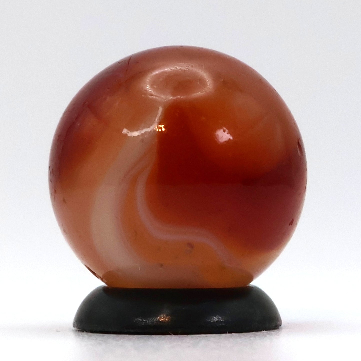 5/8" Akro Agate Carnelian Uranium NM