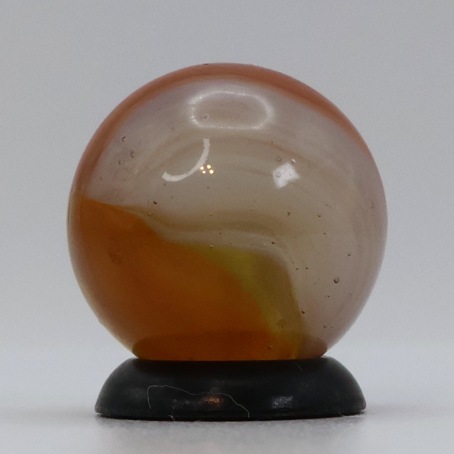 5/8" Vitro Agate Helmet Marble Gorgeous Colors! Manganese UV NM+