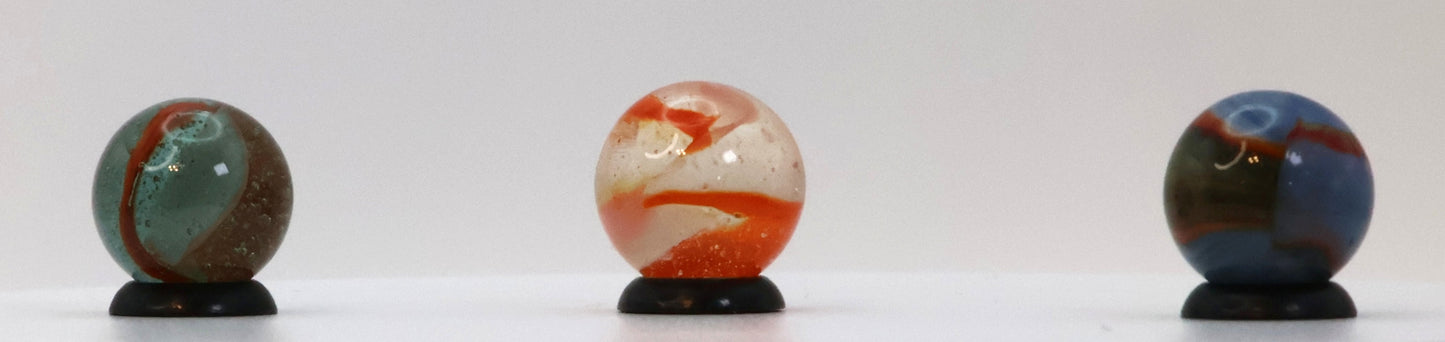 3pk Peltier Rainbo Marbles Variety NM-M