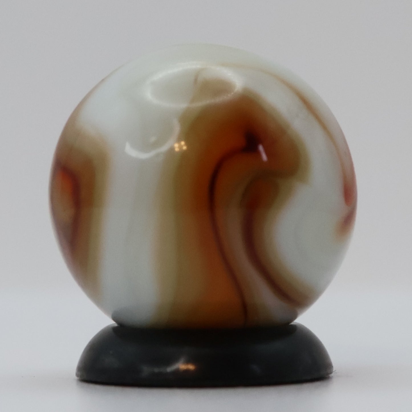 5/8" Gorgeous Peach colored Swirl Marble NM