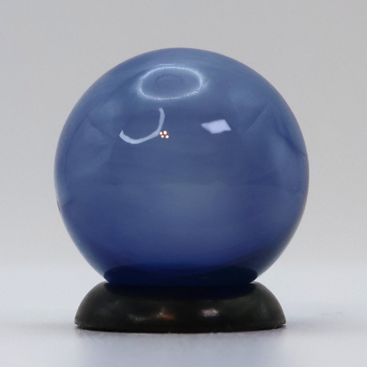 11/16" Alley Agate? Flame Marble translucent & blue NM+