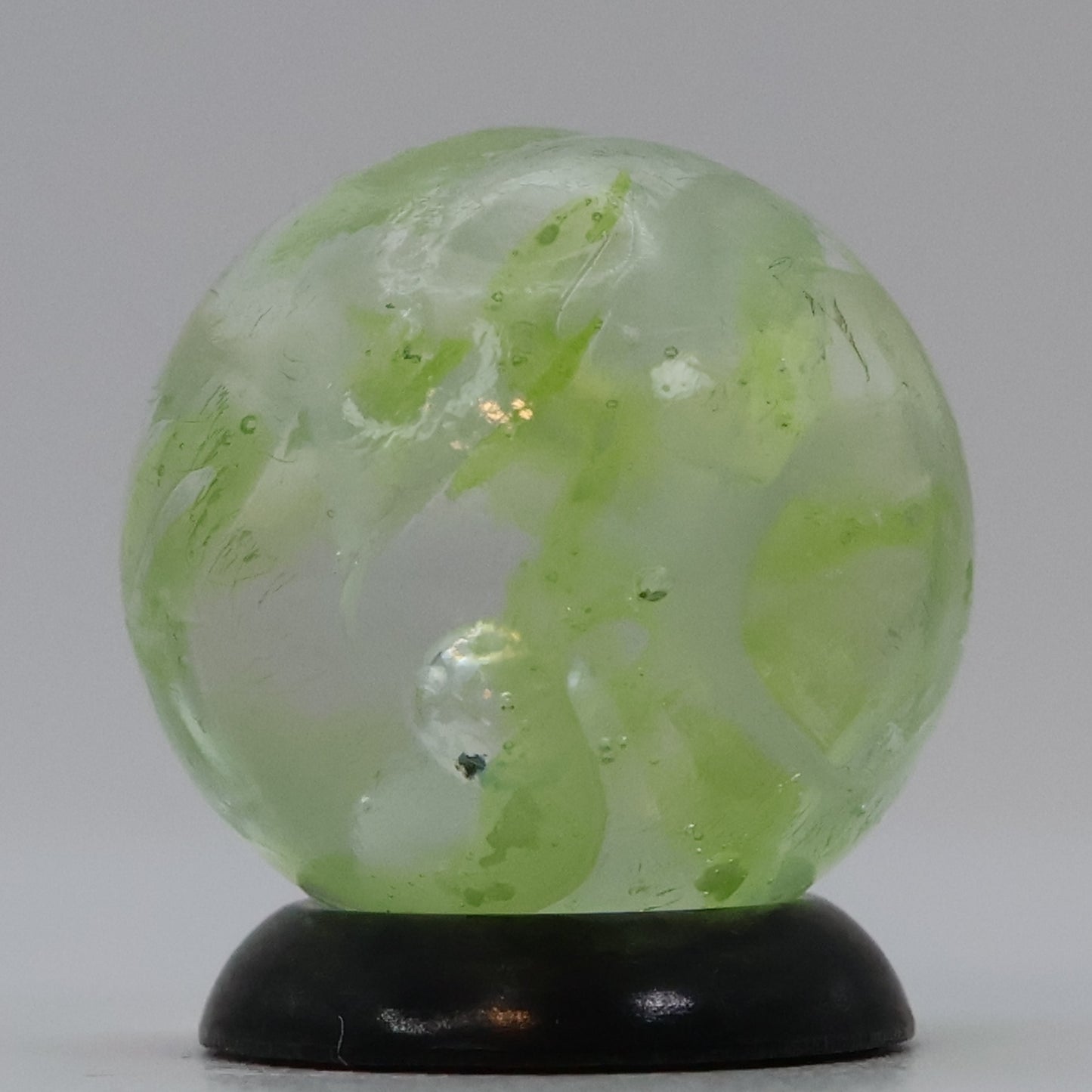 5/8" Veiligglas Yellow translucent Marble, NM+ small cold crease