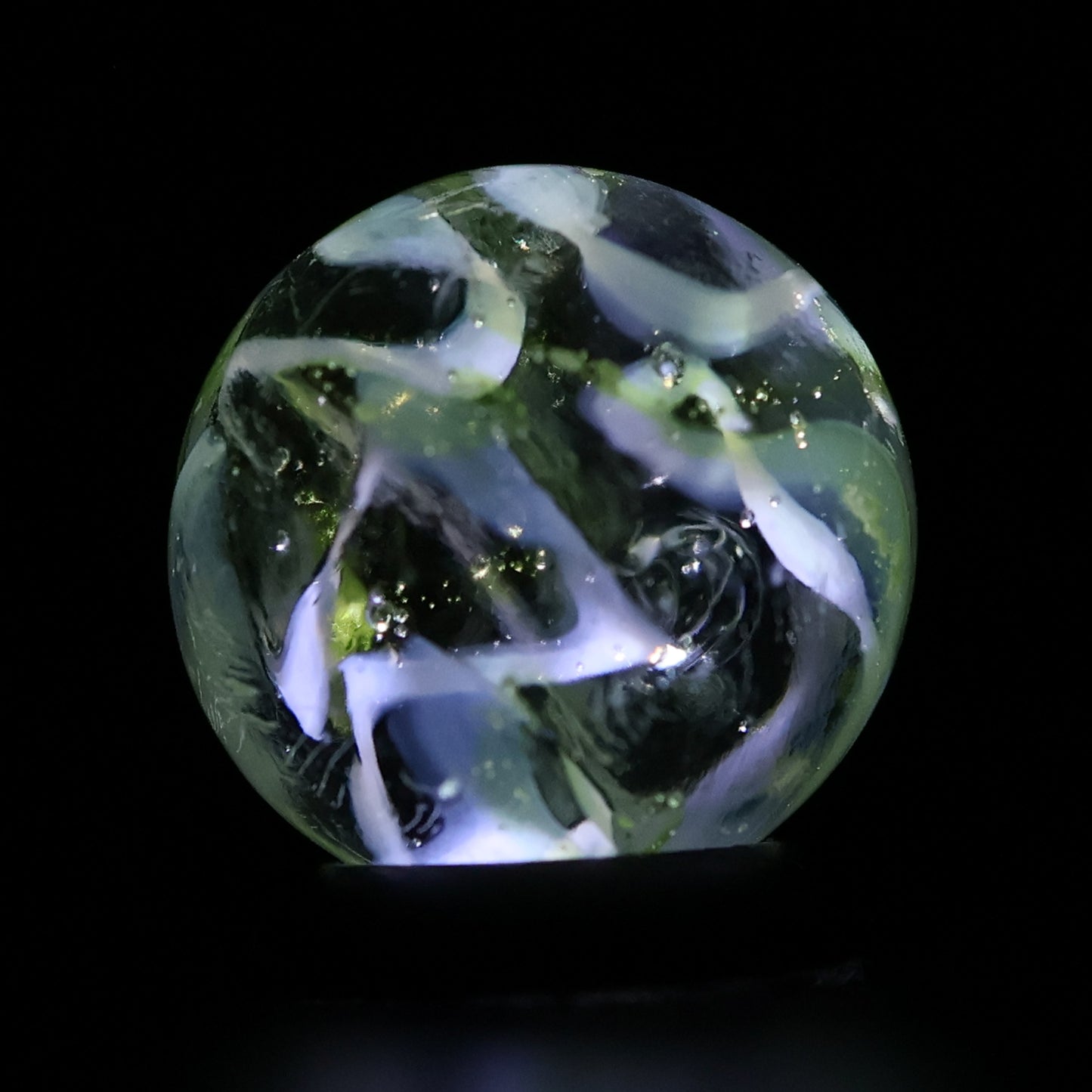 5/8" Veiligglas Yellow translucent Marble, NM+ small cold crease