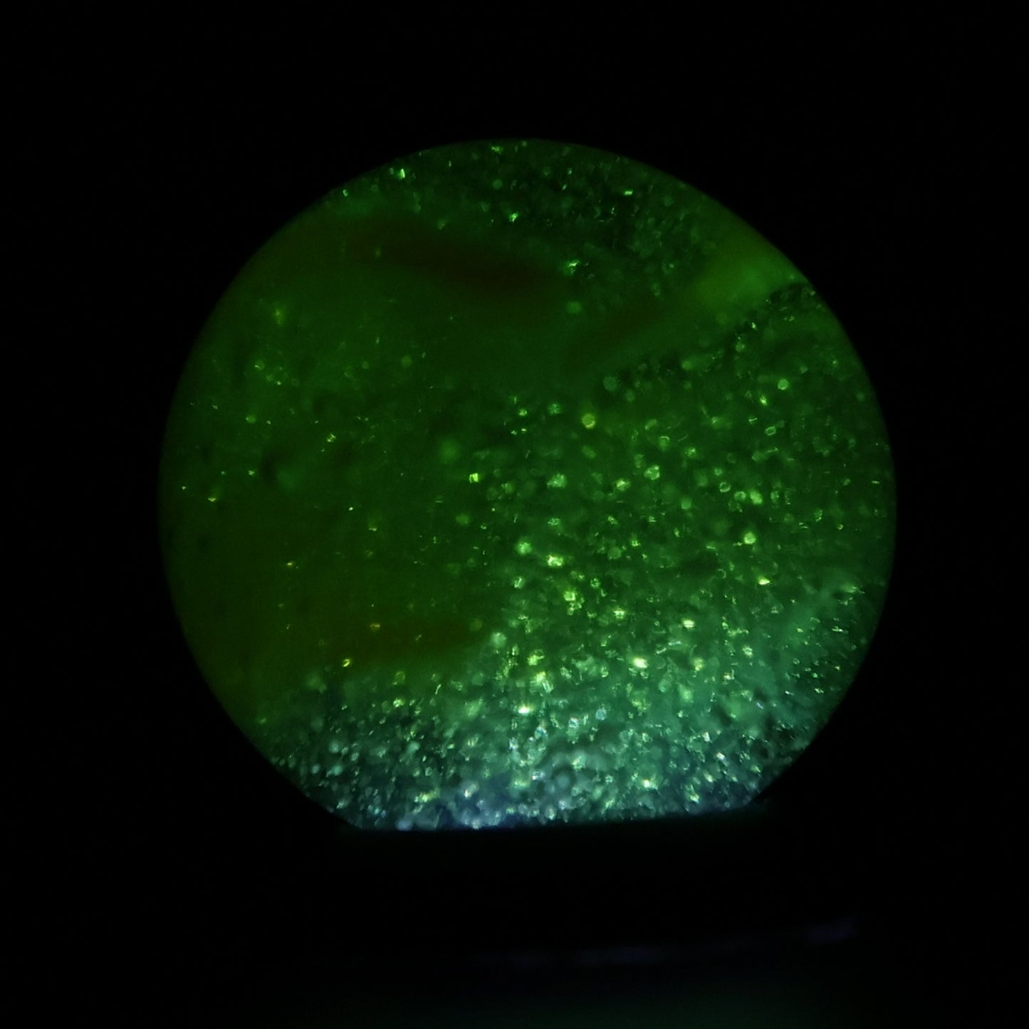5/8" Peltier Rainbo Antifreeze Marble NM+
