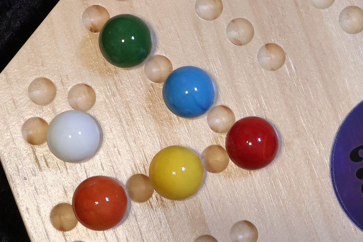 6pk 1" Vacor De Mexico "Opal" Marbles MINT