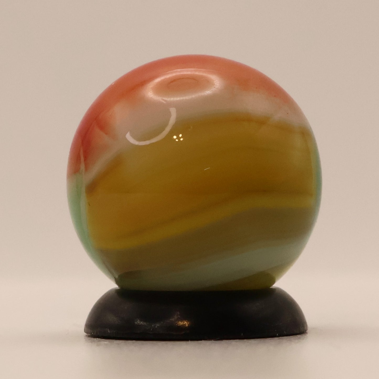 5/8" Vitro Agate Blended Parakeet Marble M