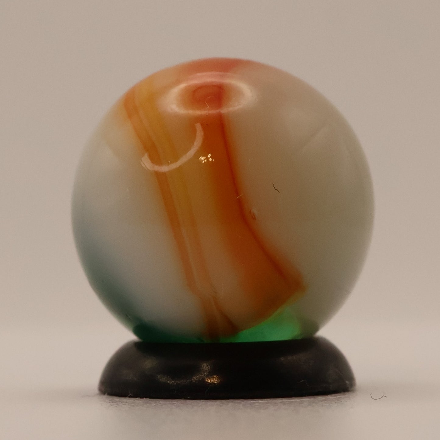 5/8" Vitro Agate Aquamarine Helmet Marble NM+