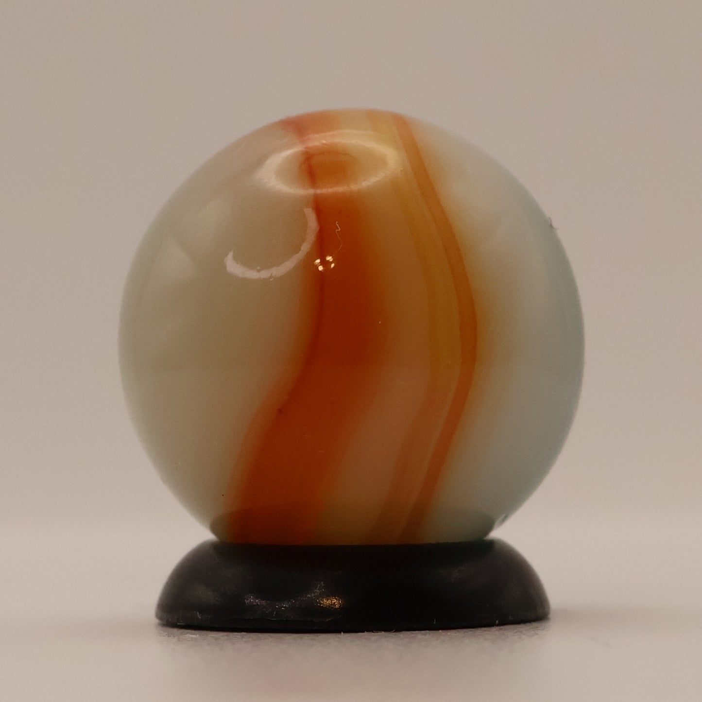 5/8" Vitro Agate Aquamarine Helmet Marble NM+