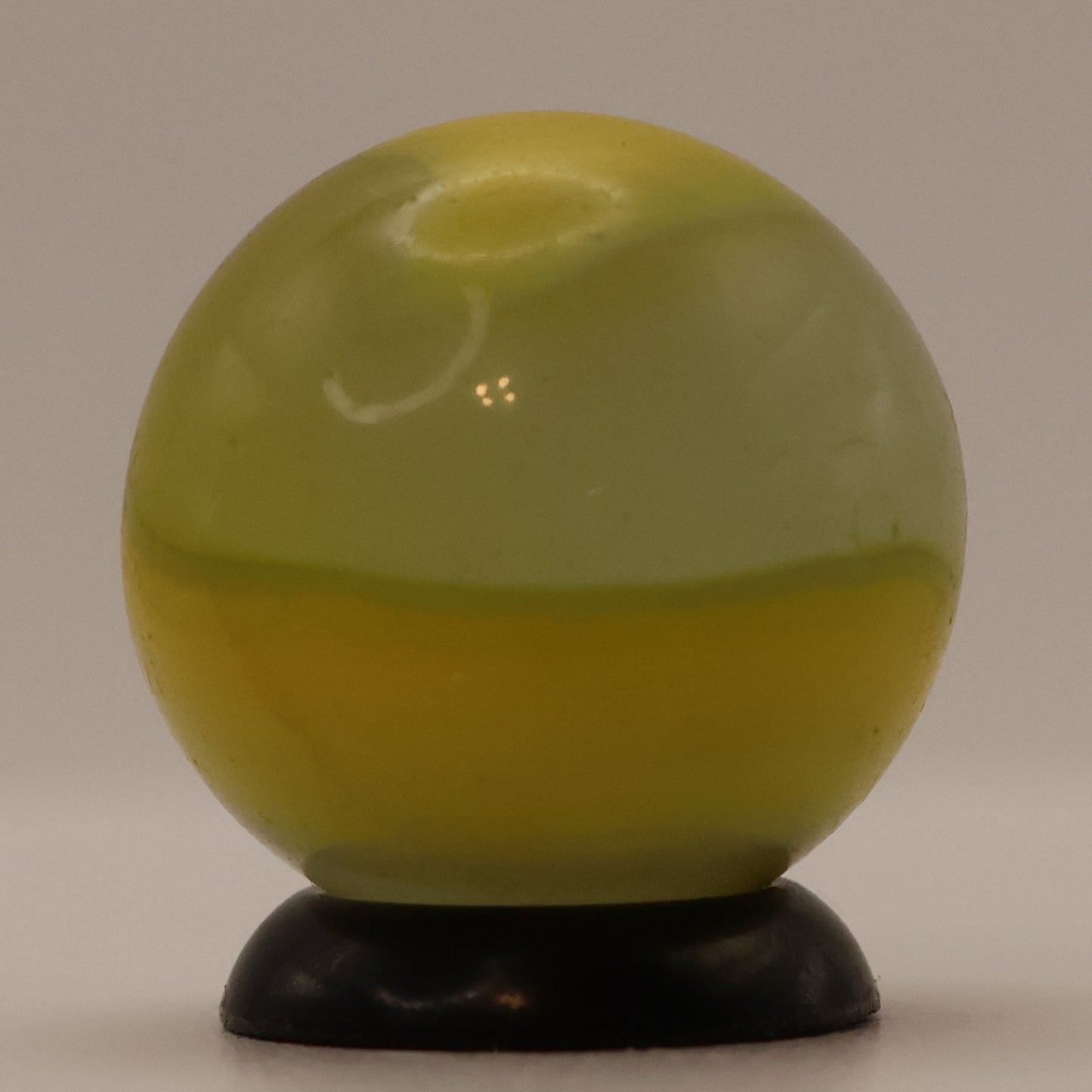 5/8" Akro Agate Snake Marble Mossy Egg Yolk NM