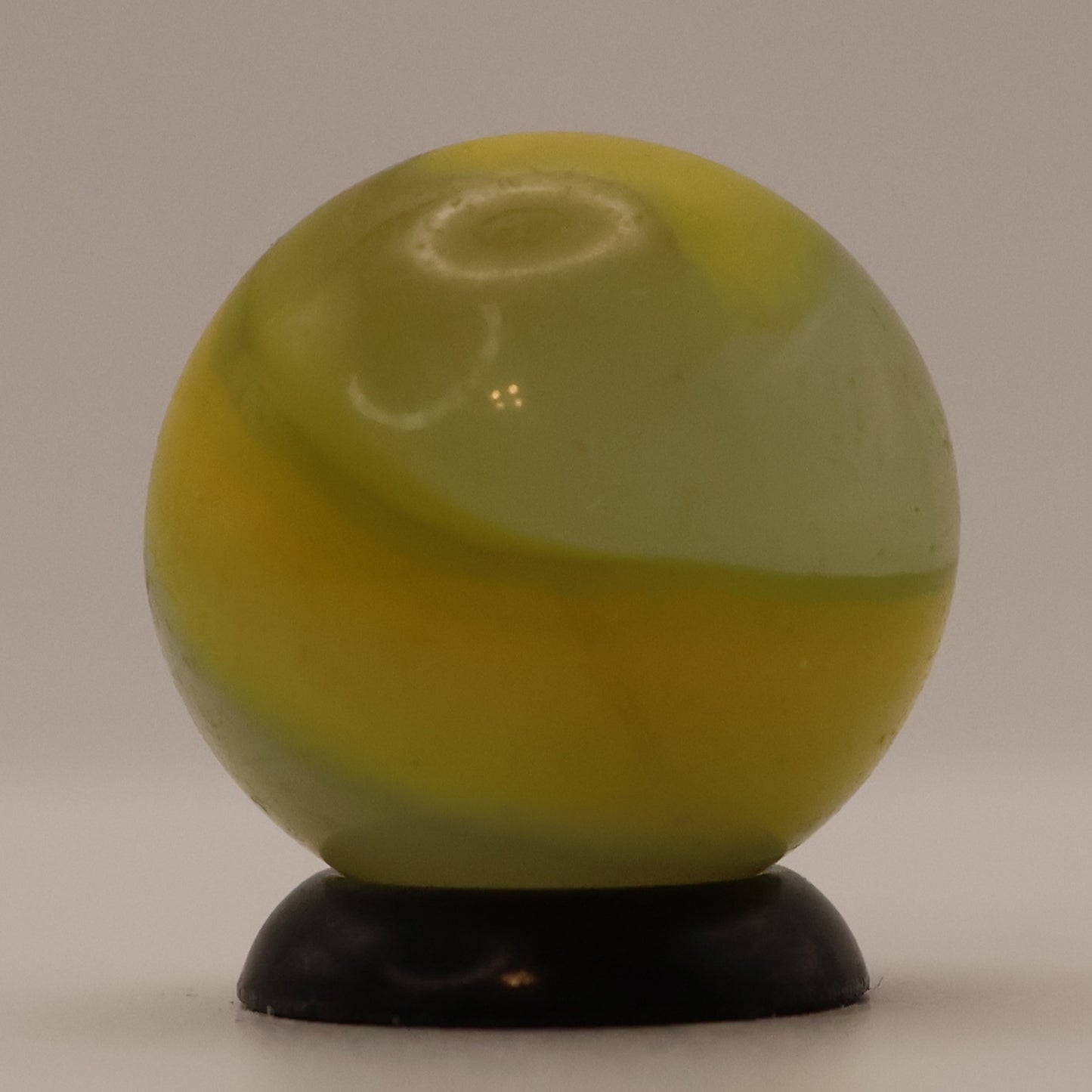 5/8" Akro Agate Snake Marble Mossy Egg Yolk NM