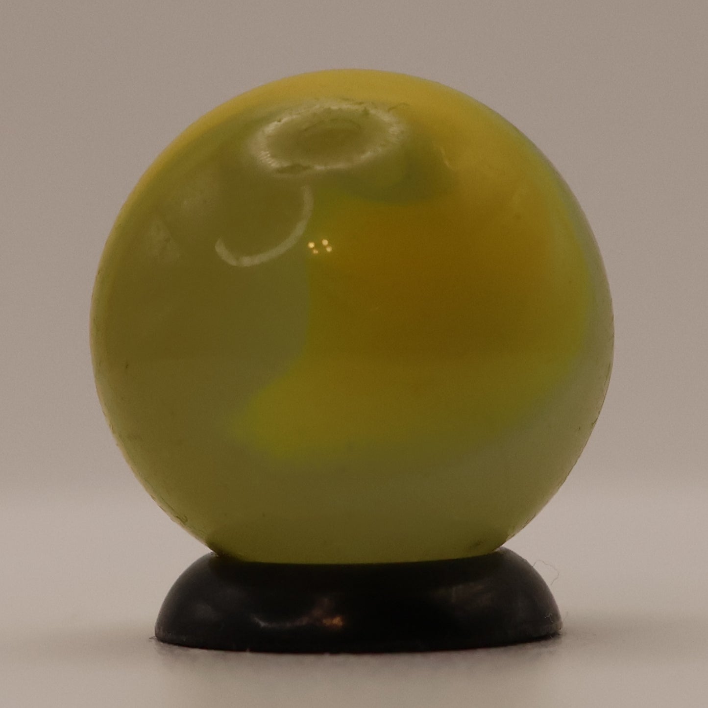 5/8" Akro Agate Snake Marble Mossy Egg Yolk NM