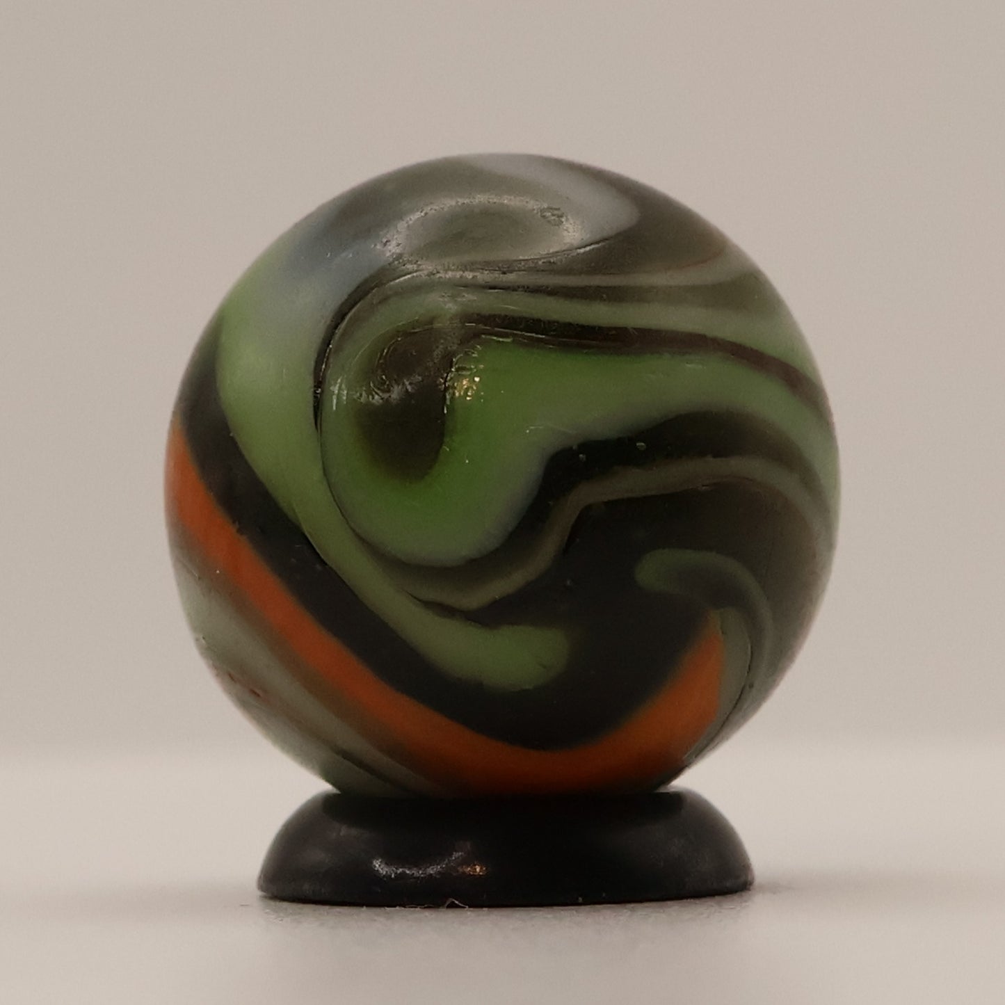 11/16" Peltier NLR Multicolor Miller Swirl Green translucent Base matte finish M-