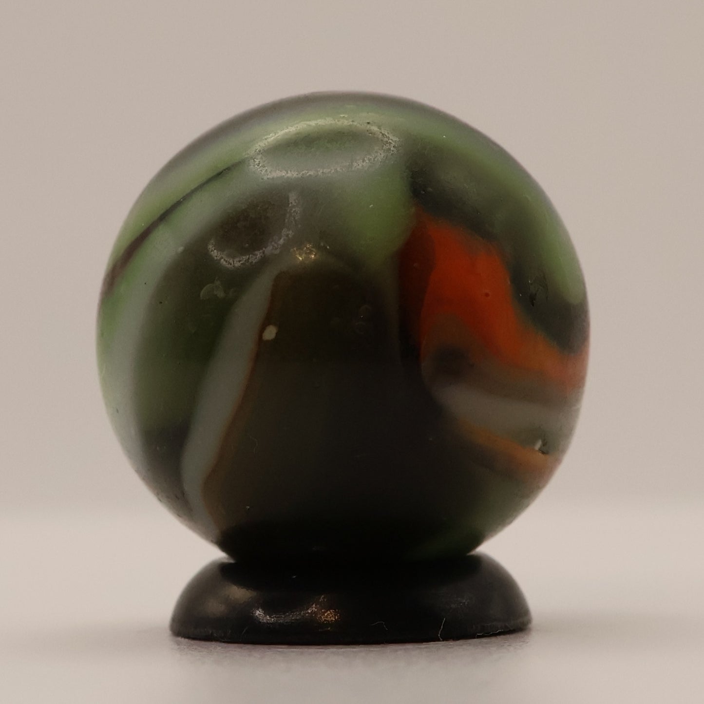 11/16" Peltier NLR Multicolor Miller Swirl Green translucent Base matte finish M-