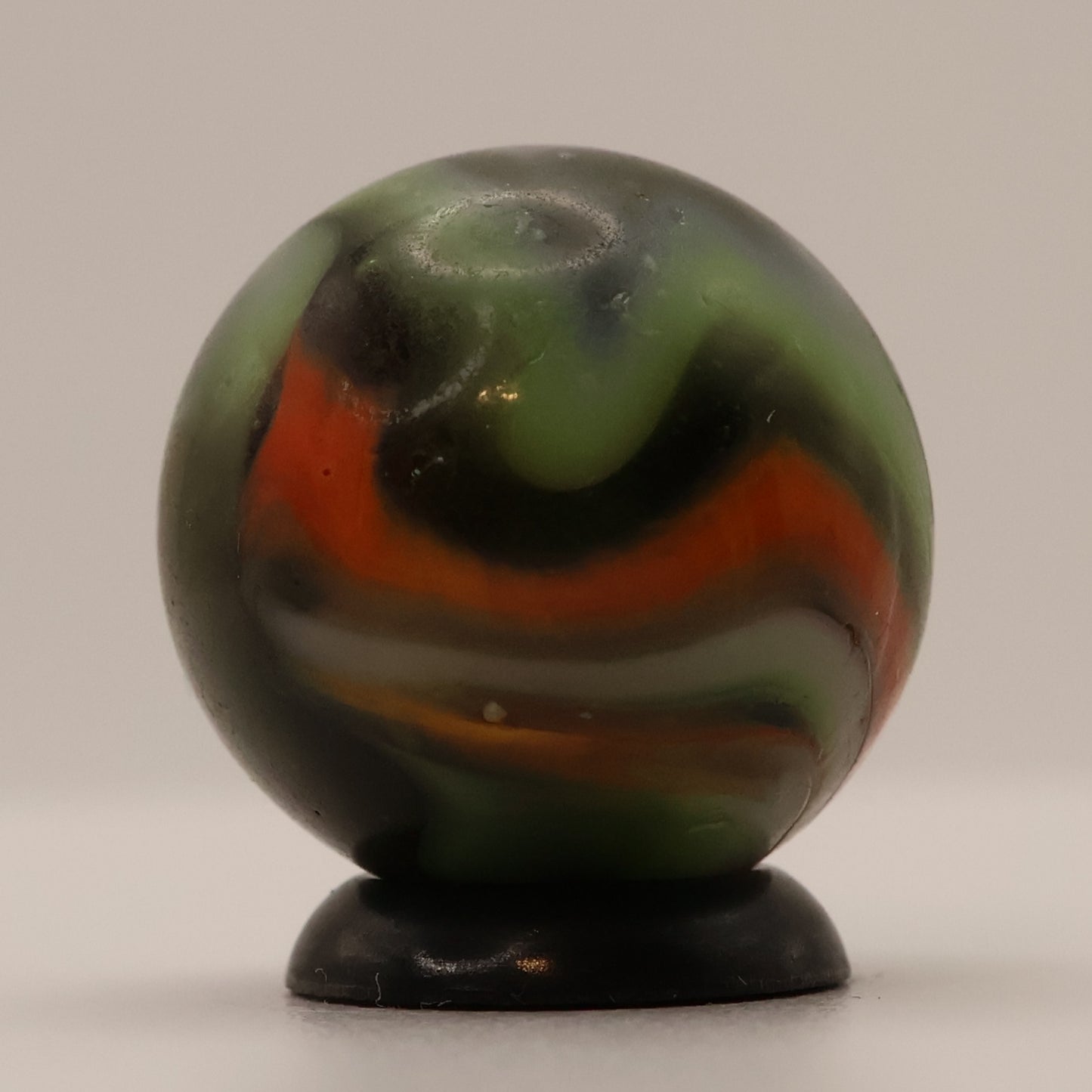11/16" Peltier NLR Multicolor Miller Swirl Green translucent Base matte finish M-