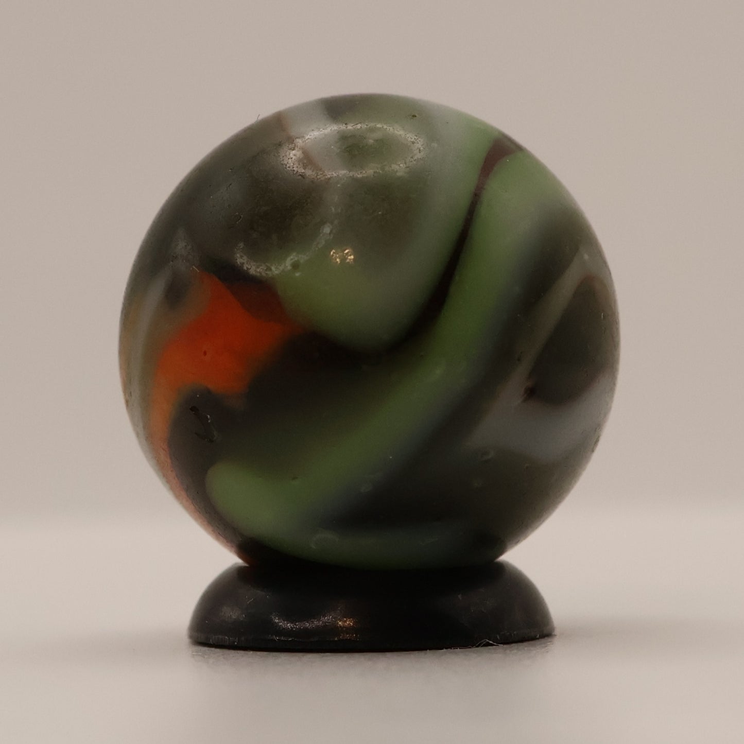 11/16" Peltier NLR Multicolor Miller Swirl Green translucent Base matte finish M-