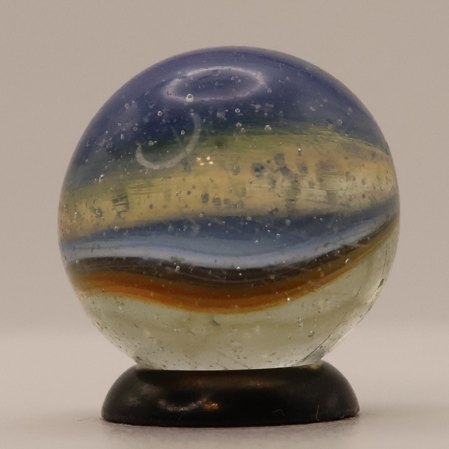 11/16" Akro Agate SPARKLER marble NM