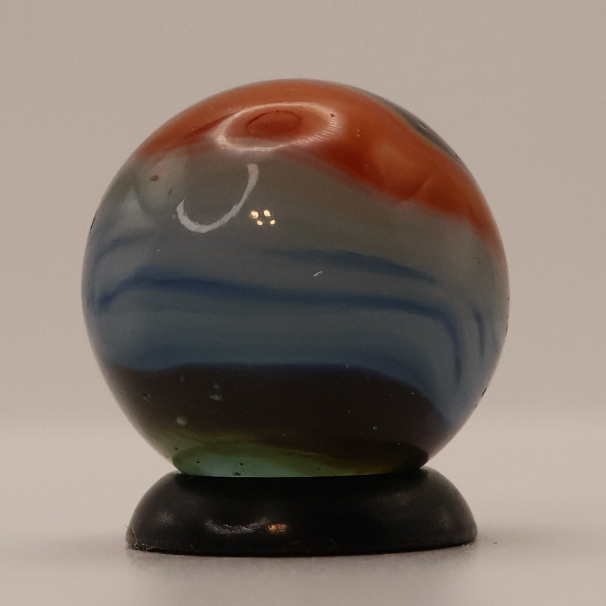 5/8" Great Looking Translucent Patch Marble Akro? Vitro? NM+