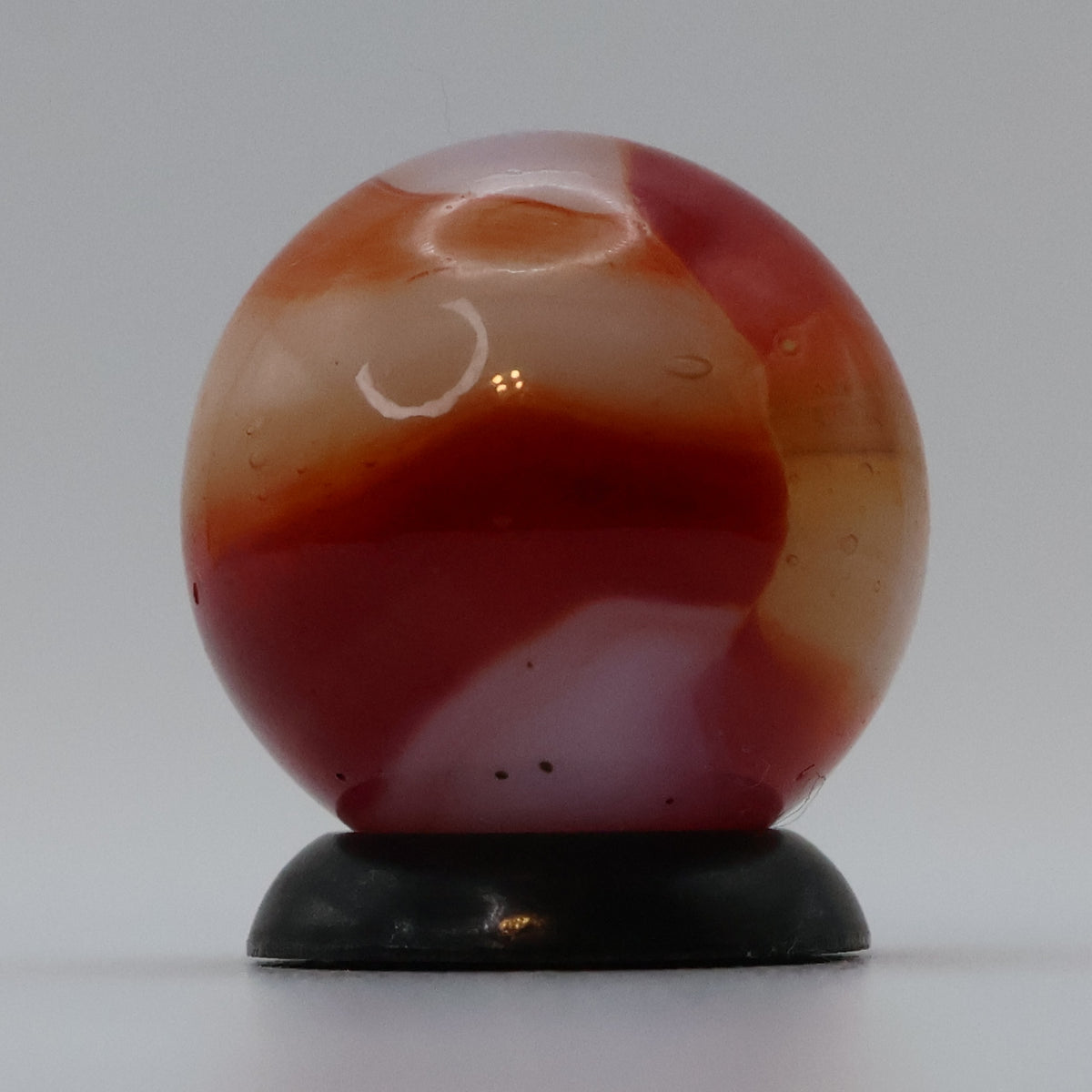 5/8" Peltier Rainbo Marble NM++ Red