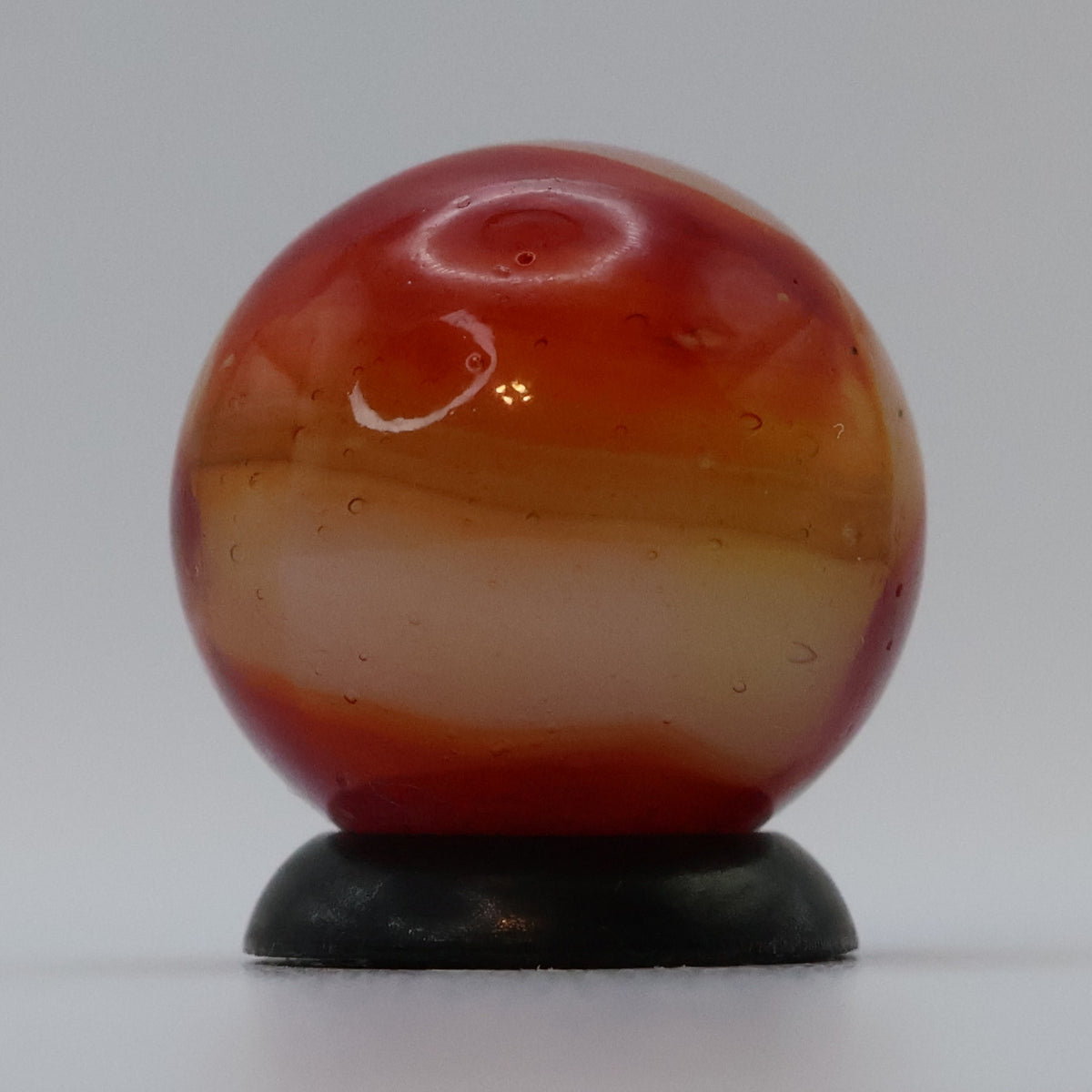 5/8" Peltier Rainbo Marble NM++ Red