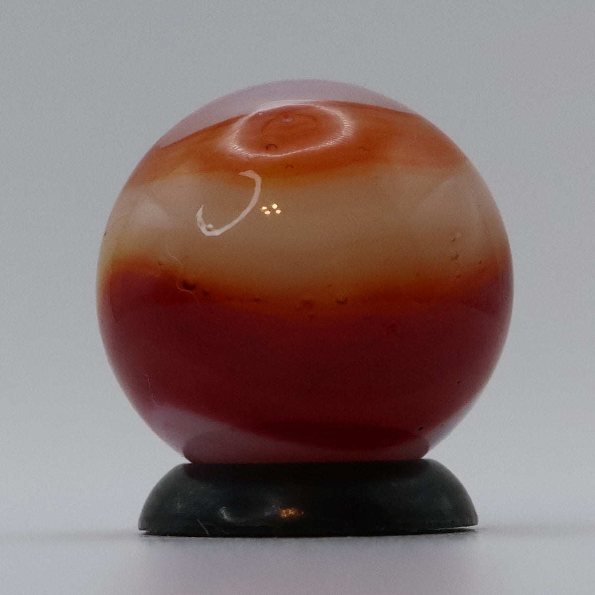 5/8" Peltier Rainbo Marble NM++ Red