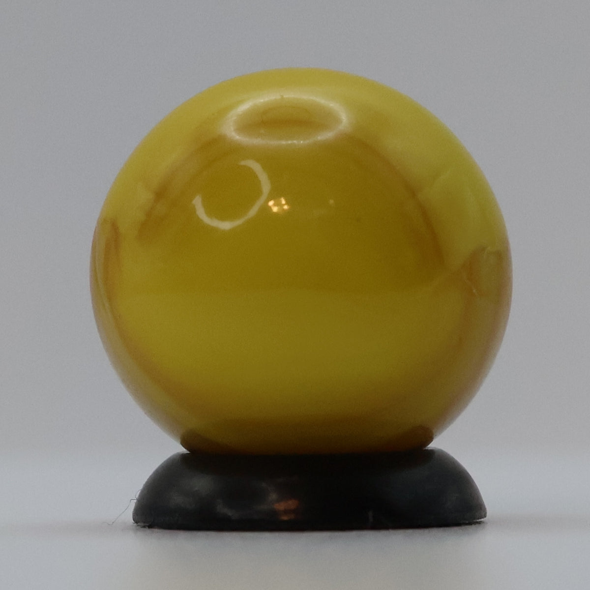 5/8" Akro Agate Patch Marble yellow & orange NM+