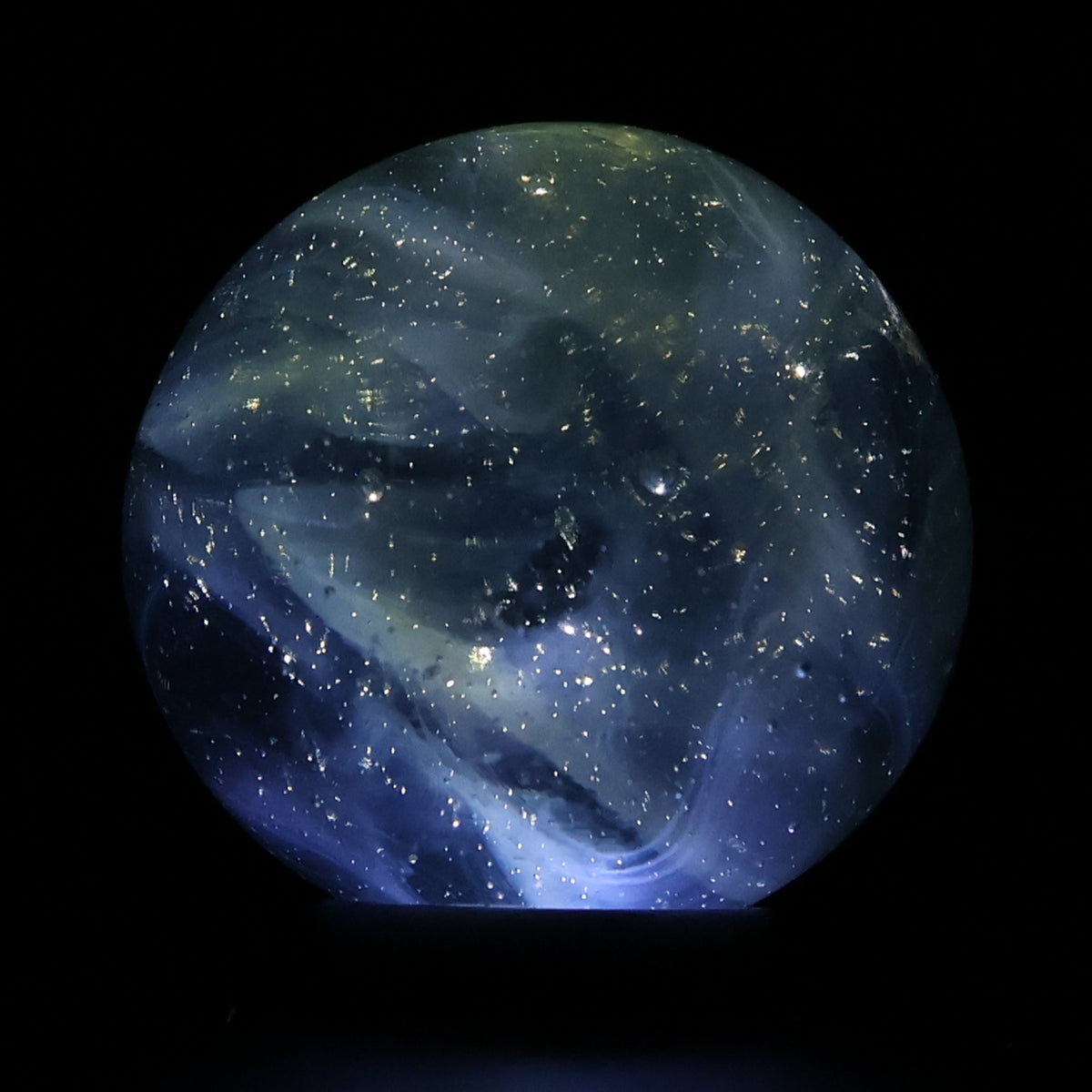 11/16" Translucent Swirl Marble URANIUM NM