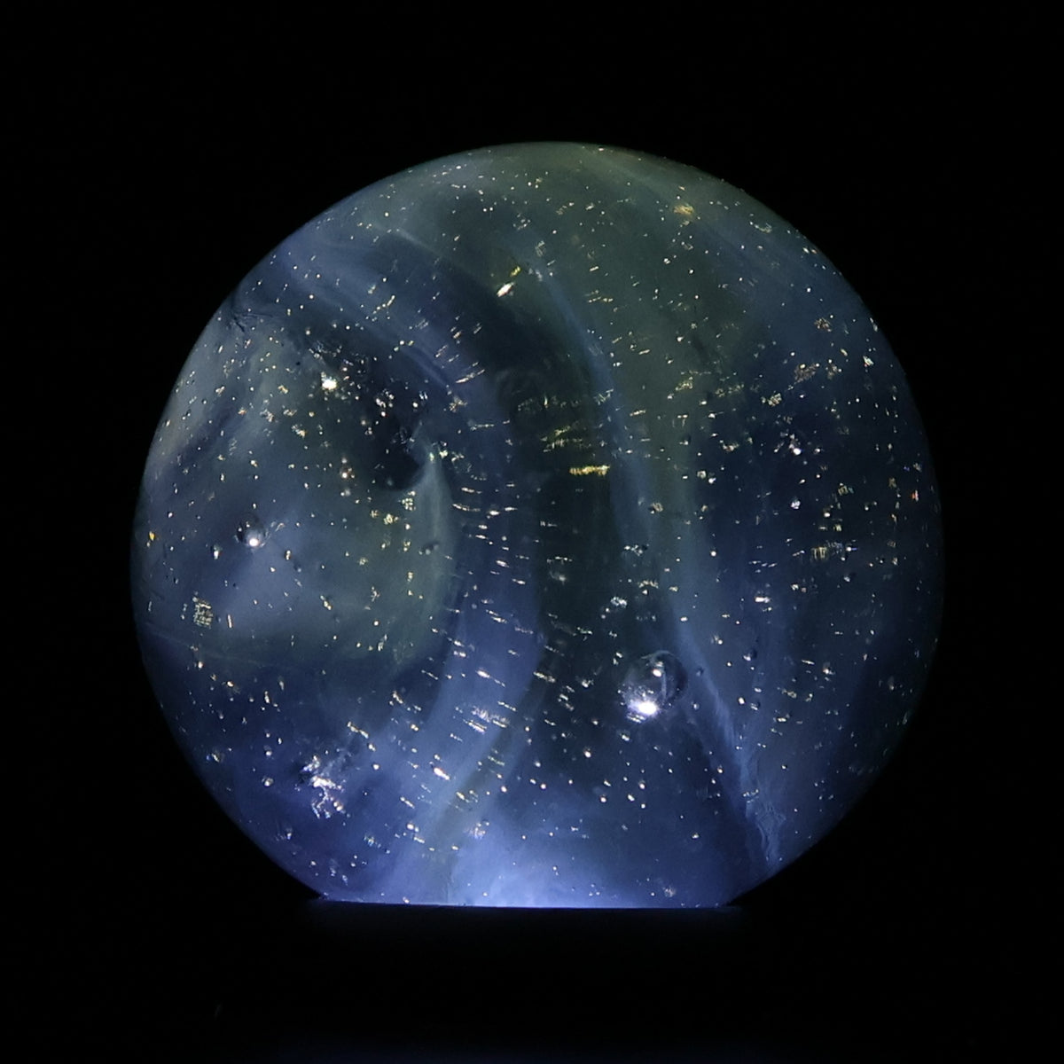 11/16" Translucent Swirl Marble URANIUM NM