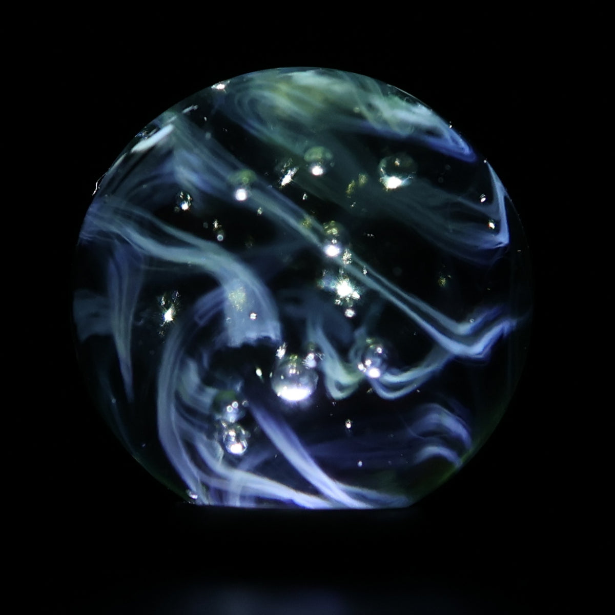3/4" Translucent Swirl Marble UV pink! NM+